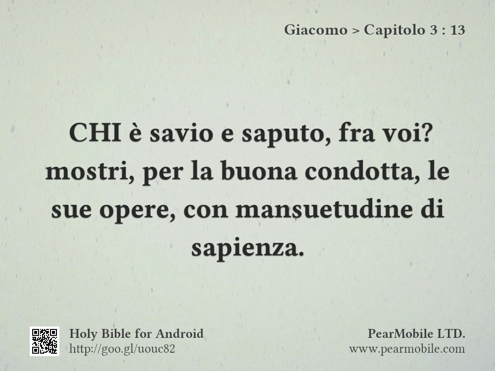 Giacomo, Capitolo 3:13